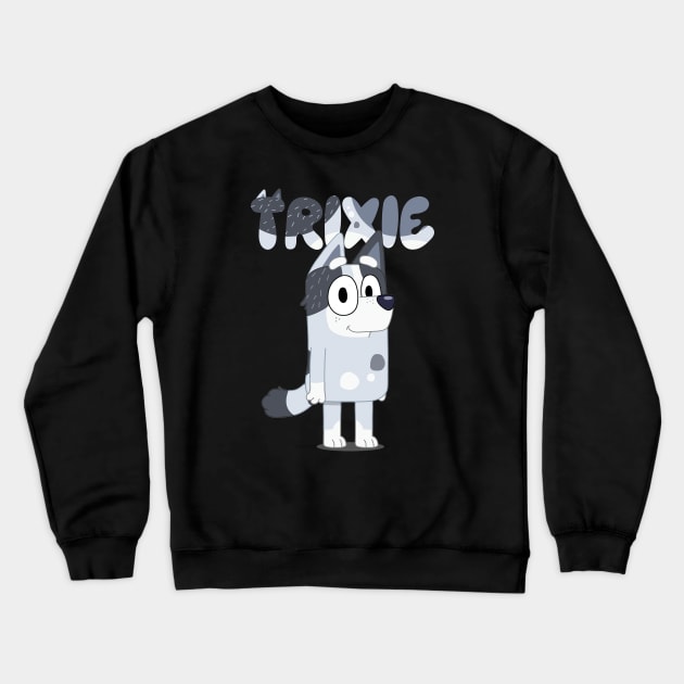 Aunty Trixie Crewneck Sweatshirt by KOMIKRUKII